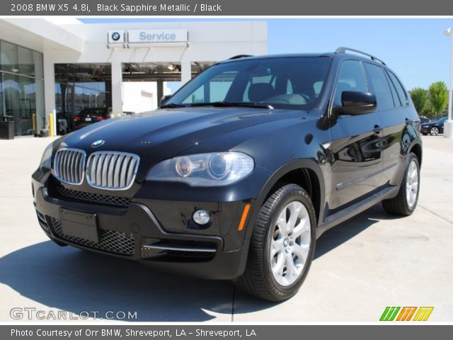 2008 BMW X5 4.8i in Black Sapphire Metallic