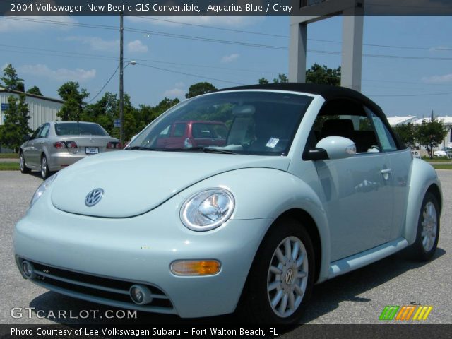 2004 Volkswagen New Beetle GLS Convertible in Aquarius Blue