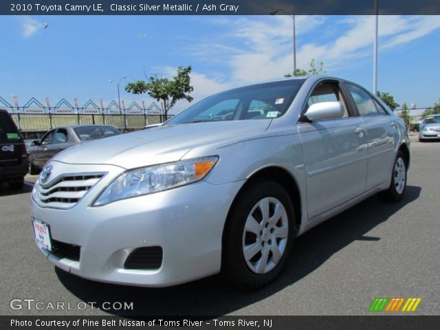 2010 Toyota Camry LE in Classic Silver Metallic