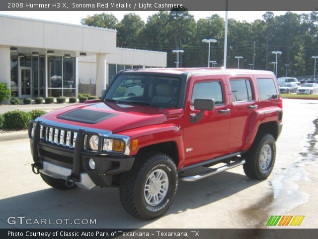 2008 Hummer H3 X in Sonoma Red Metallic