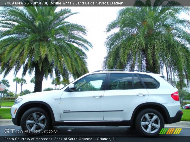 2009 BMW X5 xDrive30i in Alpine White