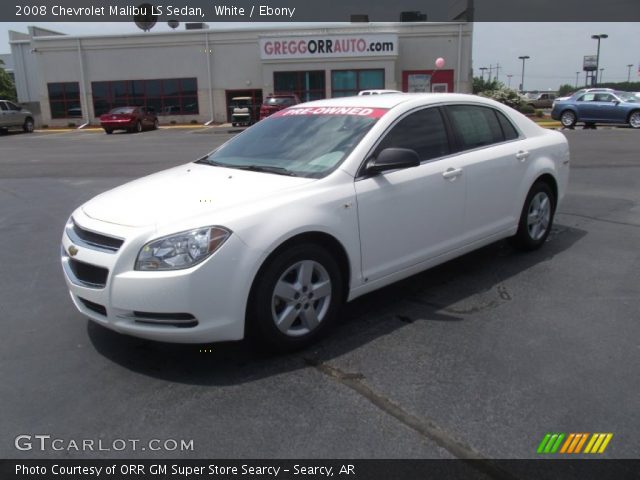 2008 Chevrolet Malibu LS Sedan in White