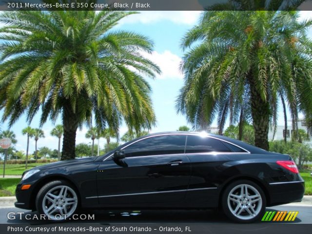 2011 Mercedes-Benz E 350 Coupe in Black