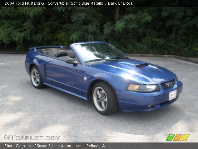 2004 Ford Mustang GT Convertible in Sonic Blue Metallic