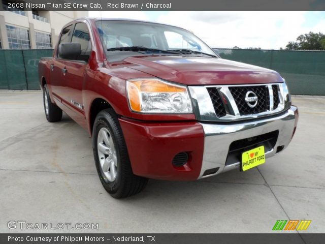 2008 Nissan Titan SE Crew Cab in Red Brawn