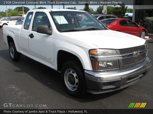2008 Chevrolet Colorado Work Truck Extended Cab in Summit White
