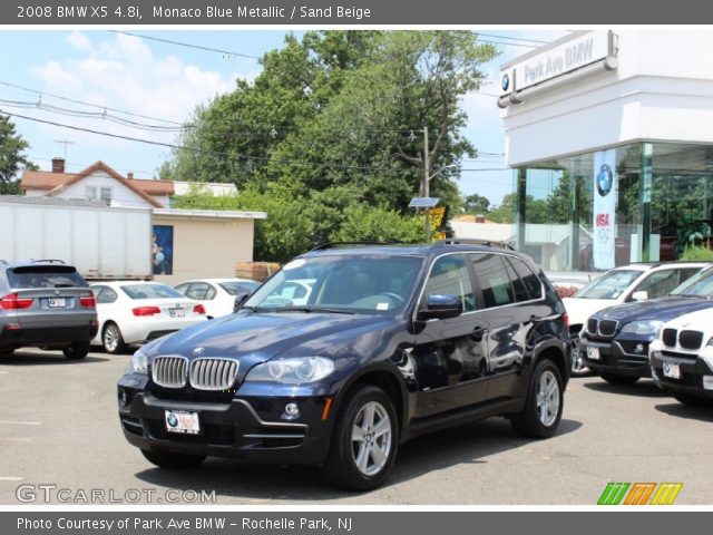 2008 BMW X5 4.8i in Monaco Blue Metallic