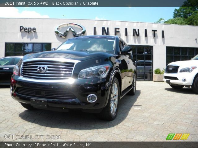 2011 Infiniti QX 56 4WD in Black Obsidian
