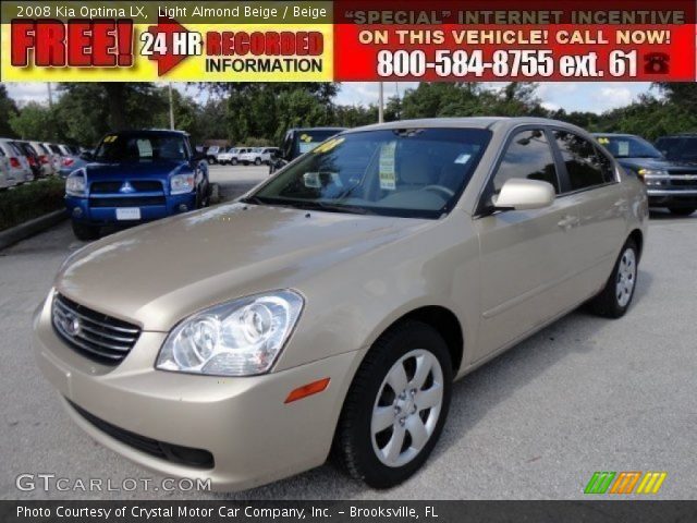 2008 Kia Optima LX in Light Almond Beige