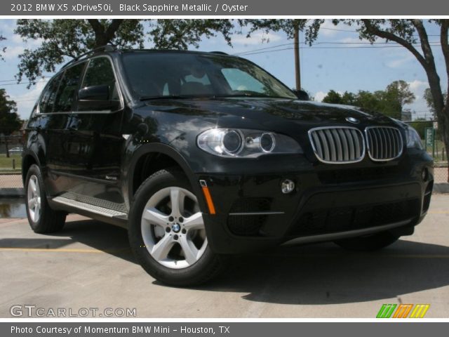 2012 BMW X5 xDrive50i in Black Sapphire Metallic