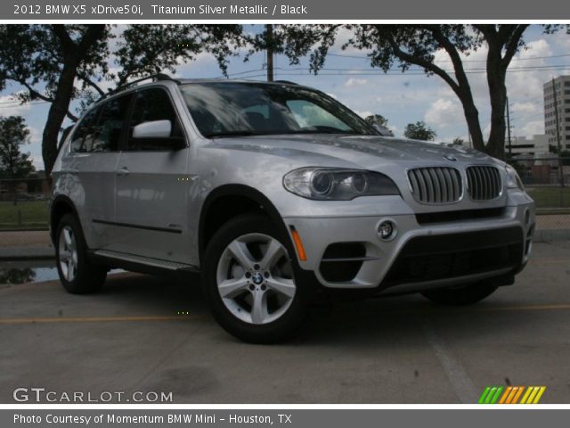 2012 BMW X5 xDrive50i in Titanium Silver Metallic