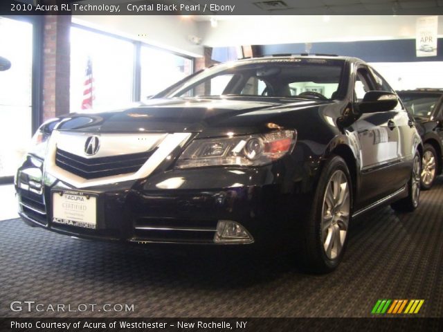 2010 Acura RL Technology in Crystal Black Pearl
