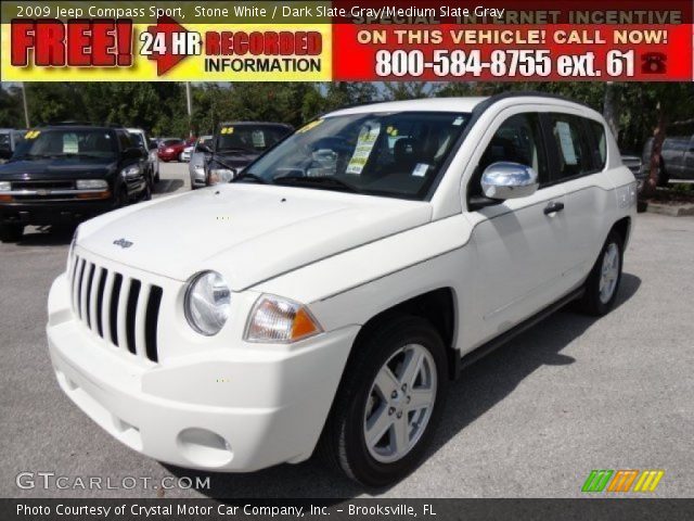 2009 Jeep Compass Sport in Stone White