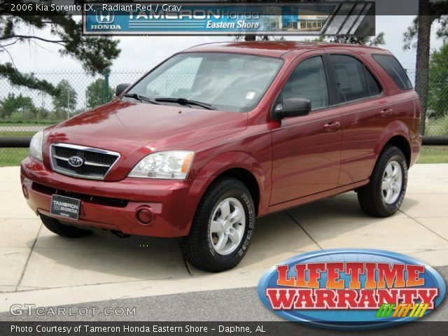 2006 Kia Sorento LX in Radiant Red