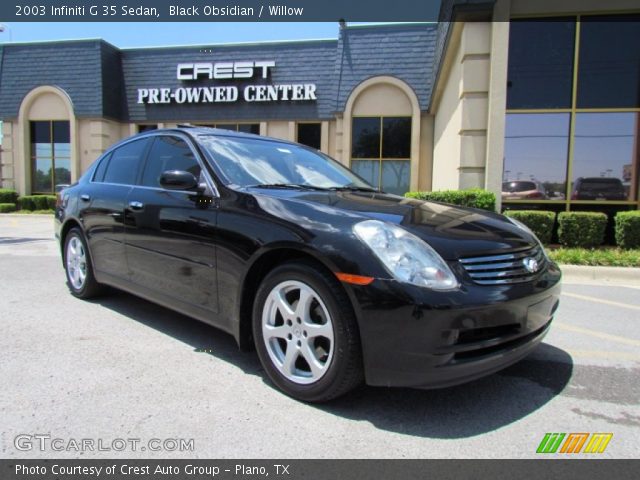 2003 Infiniti G 35 Sedan in Black Obsidian