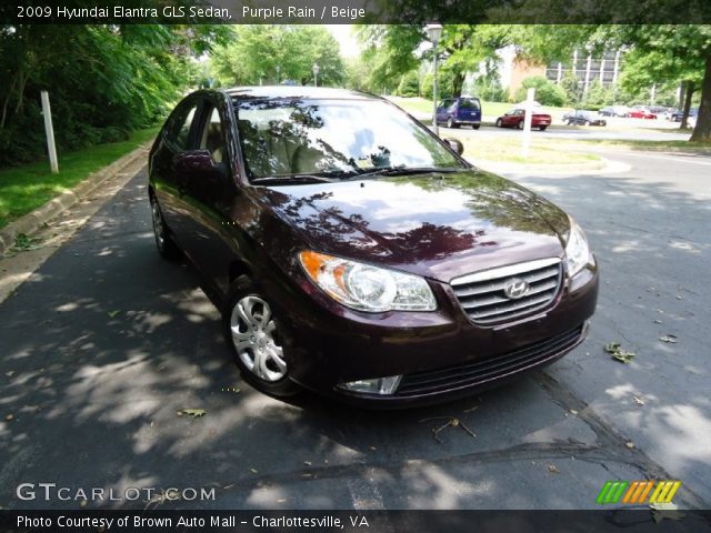 2009 Hyundai Elantra GLS Sedan in Purple Rain