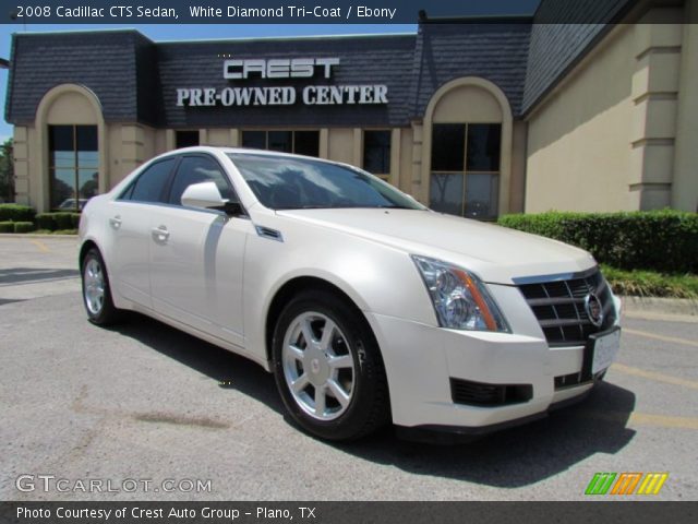 2008 Cadillac CTS Sedan in White Diamond Tri-Coat