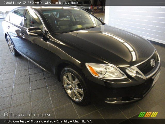 2008 Lexus GS 350 AWD in Obsidian Black