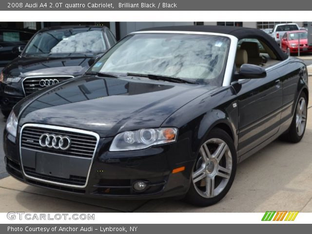 2008 Audi A4 2.0T quattro Cabriolet in Brilliant Black