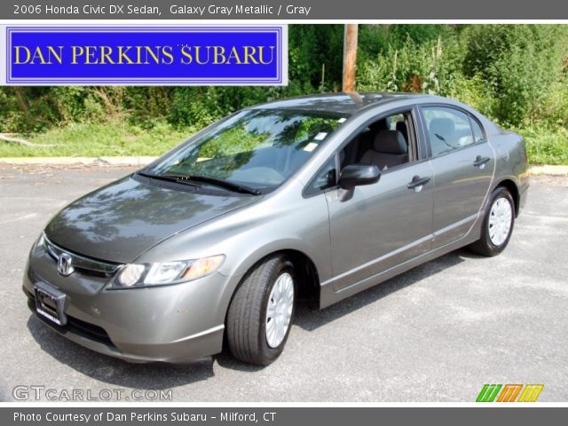 2006 Honda Civic DX Sedan in Galaxy Gray Metallic