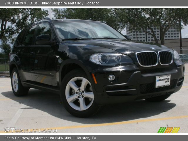 2008 BMW X5 3.0si in Black Sapphire Metallic