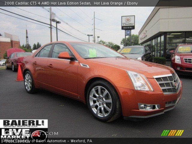 2008 Cadillac CTS 4 AWD Hot Lava Edition Sedan in Hot Lava Orange