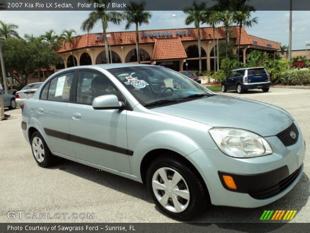 2007 Kia Rio LX Sedan in Polar Blue