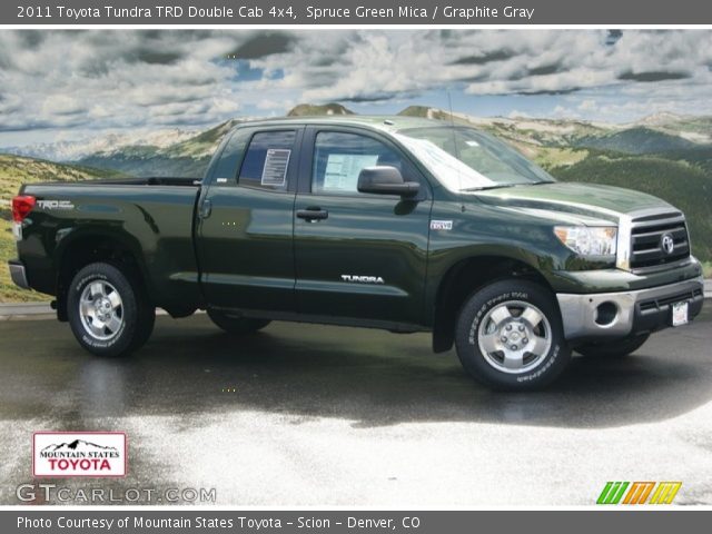 2011 Toyota Tundra TRD Double Cab 4x4 in Spruce Green Mica