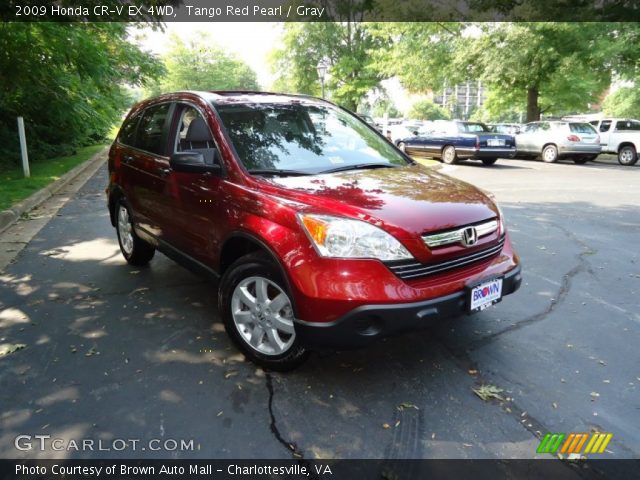 2009 Honda CR-V EX 4WD in Tango Red Pearl