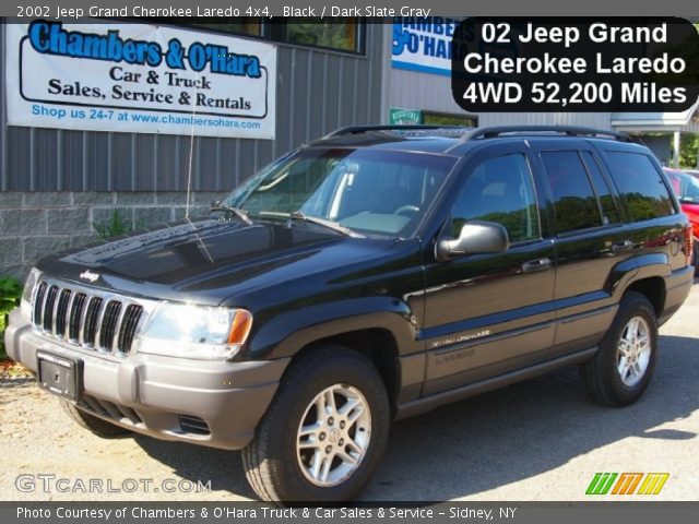 2002 Jeep Grand Cherokee Laredo 4x4 in Black