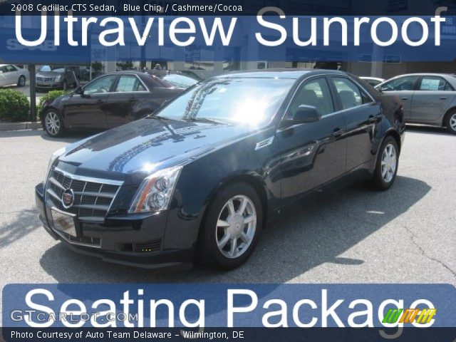 2008 Cadillac CTS Sedan in Blue Chip