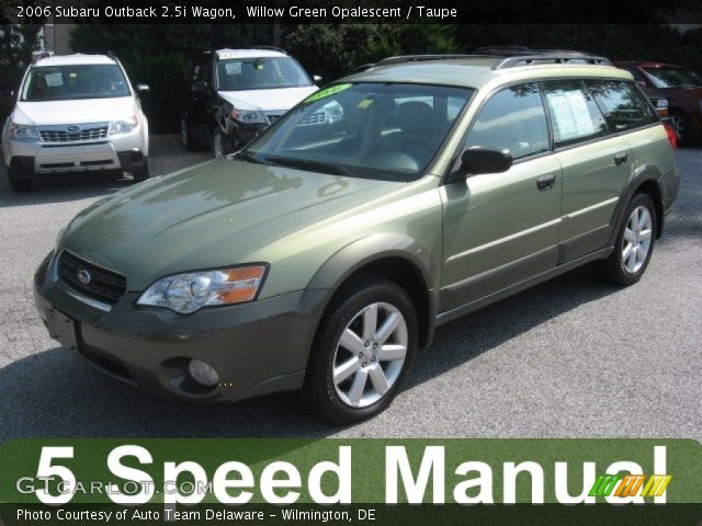 2006 Subaru Outback 2.5i Wagon in Willow Green Opalescent
