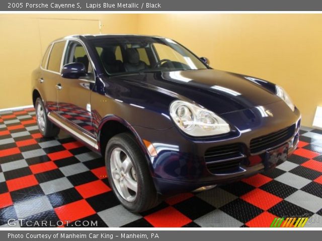 2005 Porsche Cayenne S in Lapis Blue Metallic