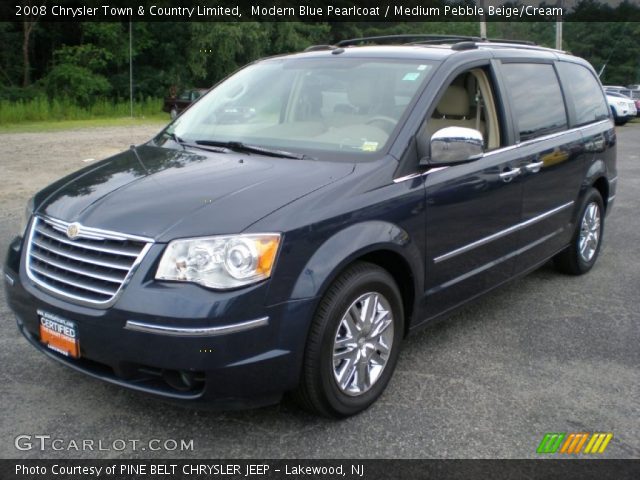 2008 Chrysler Town & Country Limited in Modern Blue Pearlcoat