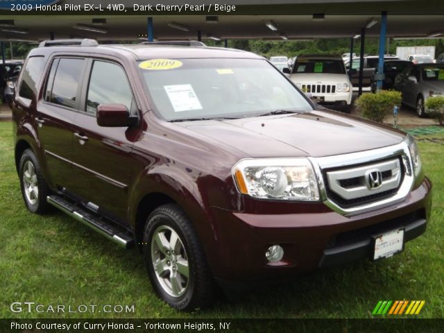 2009 Honda Pilot EX-L 4WD in Dark Cherry Pearl