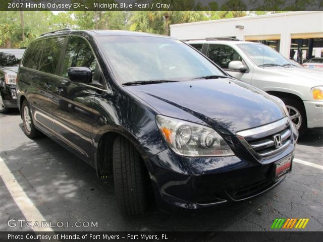2007 Honda Odyssey EX-L in Midnight Blue Pearl