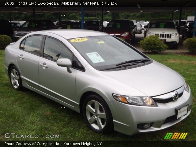 2009 Honda Civic LX-S Sedan in Alabaster Silver Metallic