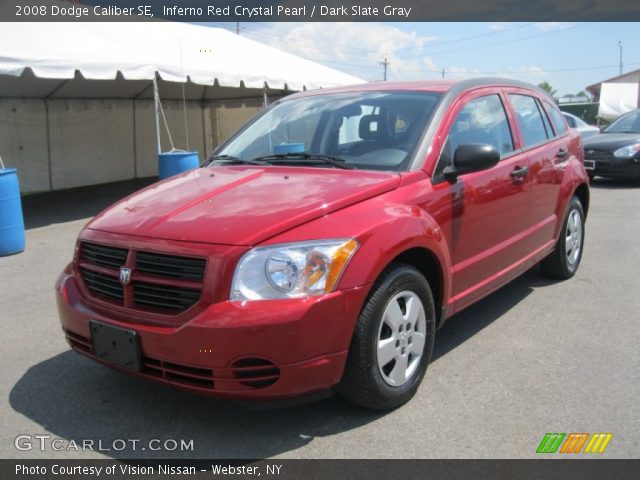 2008 Dodge Caliber SE in Inferno Red Crystal Pearl
