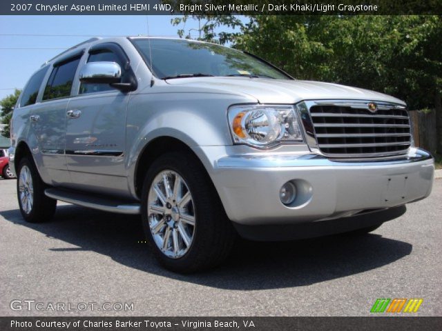 2007 Chrysler Aspen Limited HEMI 4WD in Bright Silver Metallic
