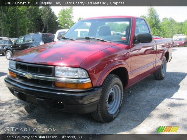 2003 Chevrolet S10 Regular Cab in Dark Cherry Red Metallic