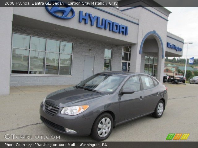 2008 Hyundai Elantra GLS Sedan in Carbon Gray Metallic