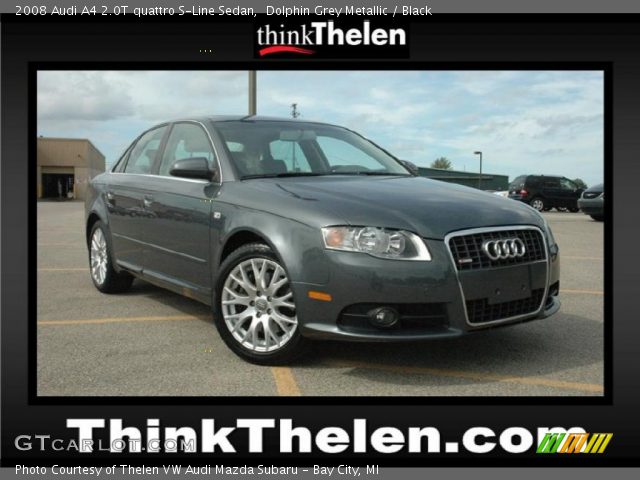 2008 Audi A4 2.0T quattro S-Line Sedan in Dolphin Grey Metallic