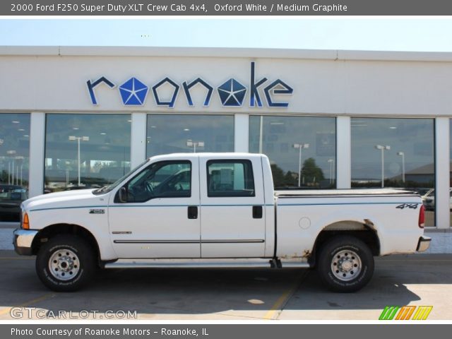 2000 Ford F250 Super Duty XLT Crew Cab 4x4 in Oxford White