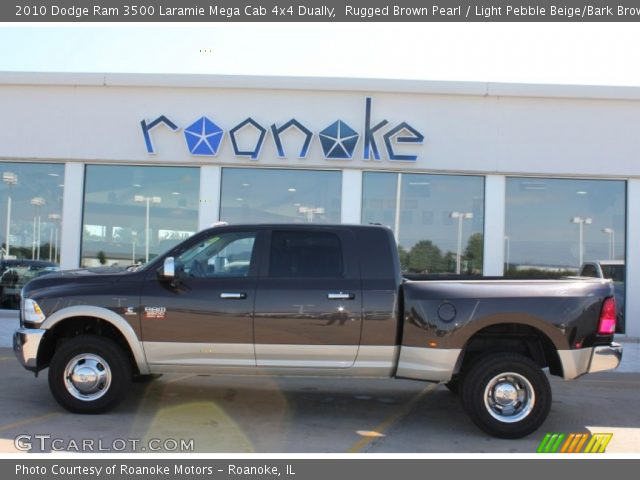 2010 Dodge Ram 3500 Laramie Mega Cab 4x4 Dually in Rugged Brown Pearl