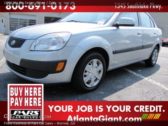 2006 Kia Rio Sedan in Silver