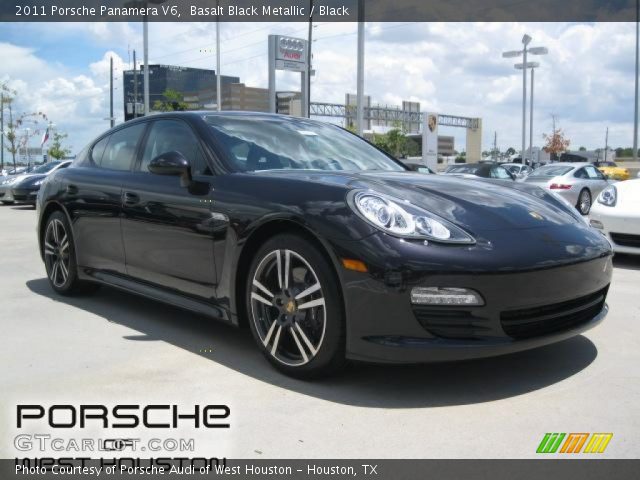 2011 Porsche Panamera V6 in Basalt Black Metallic