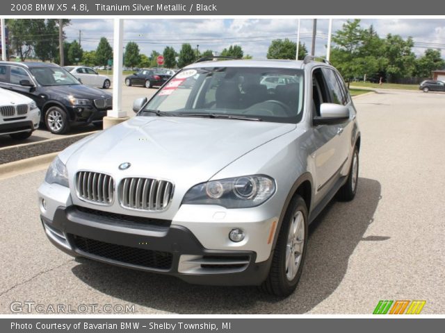 2008 BMW X5 4.8i in Titanium Silver Metallic