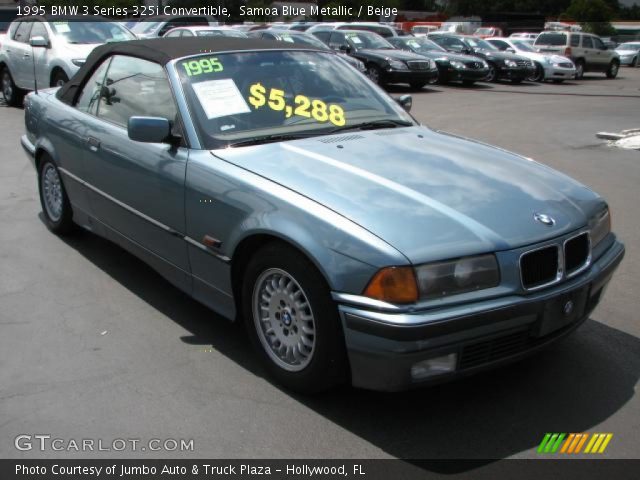 1995 BMW 3 Series 325i Convertible in Samoa Blue Metallic