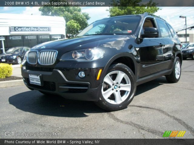 2008 BMW X5 4.8i in Black Sapphire Metallic