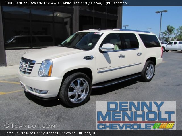 2008 Cadillac Escalade ESV AWD in White Diamond